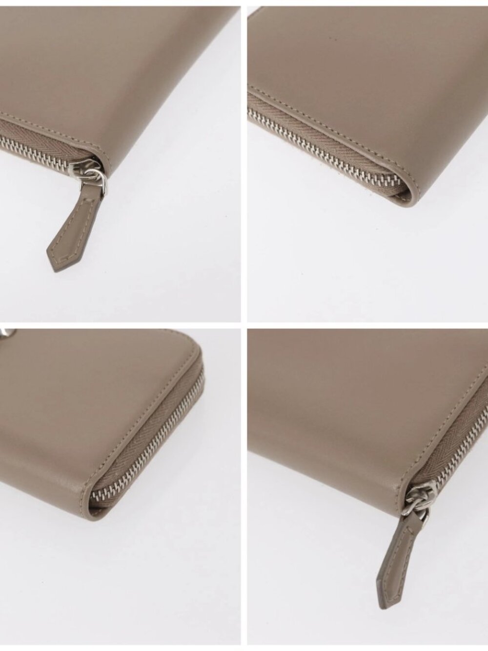 FENDI Long Wallet Leather Beige Gold Auth - Picture 13 of 15